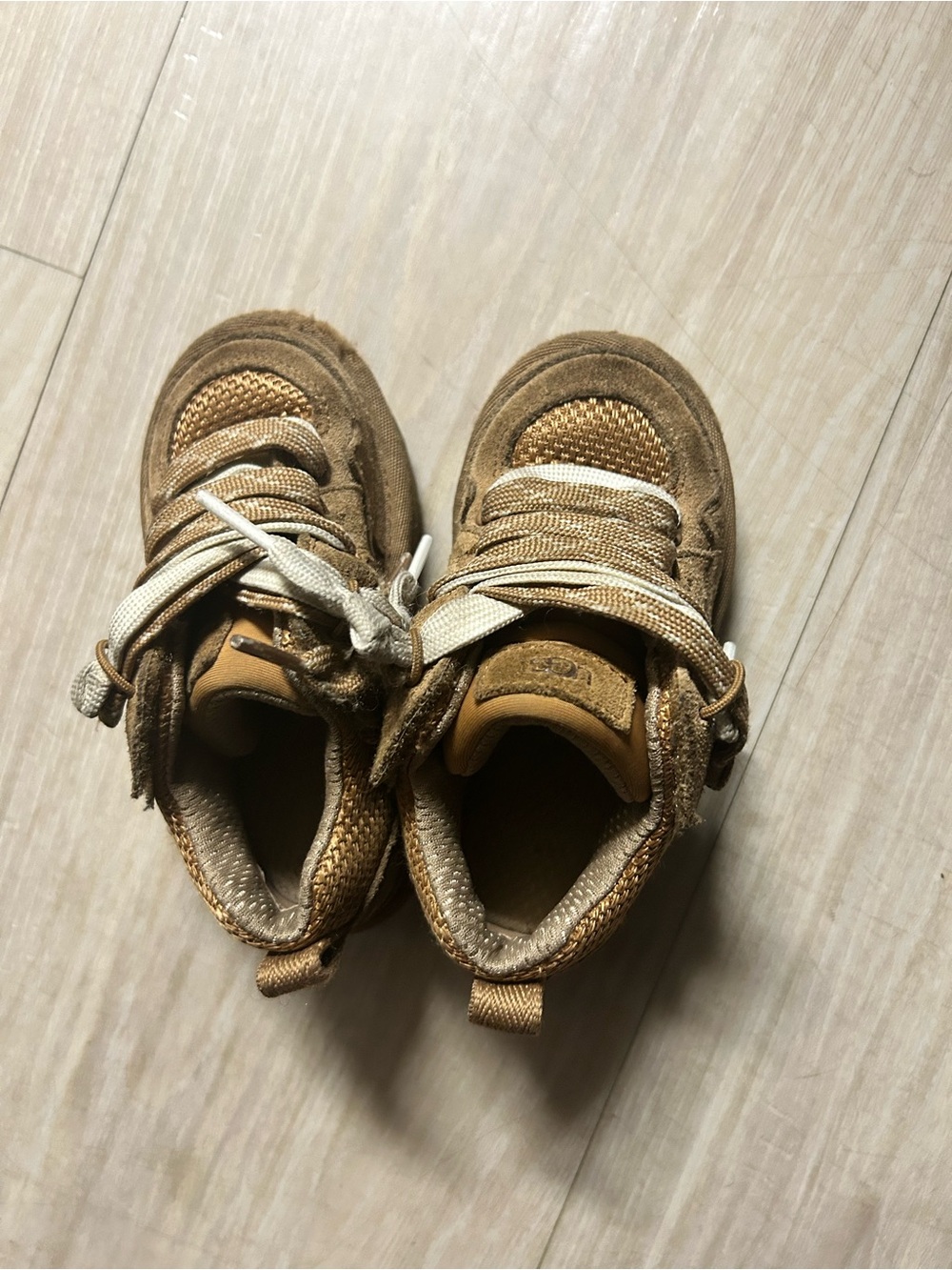 UGG Tan/Brown Kids High-Top Sneakers
